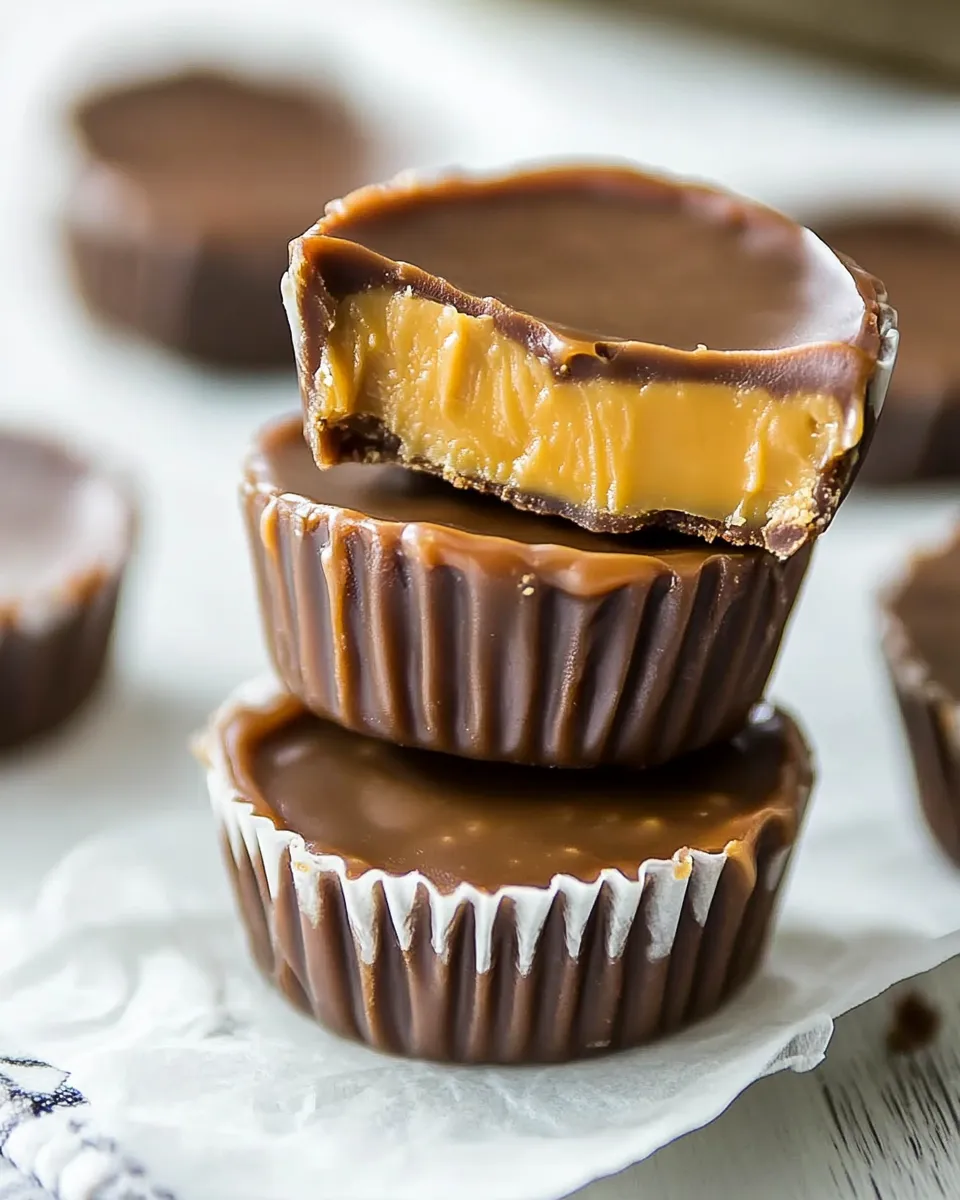 Homemade Caramel Peanut Butter Cups photo