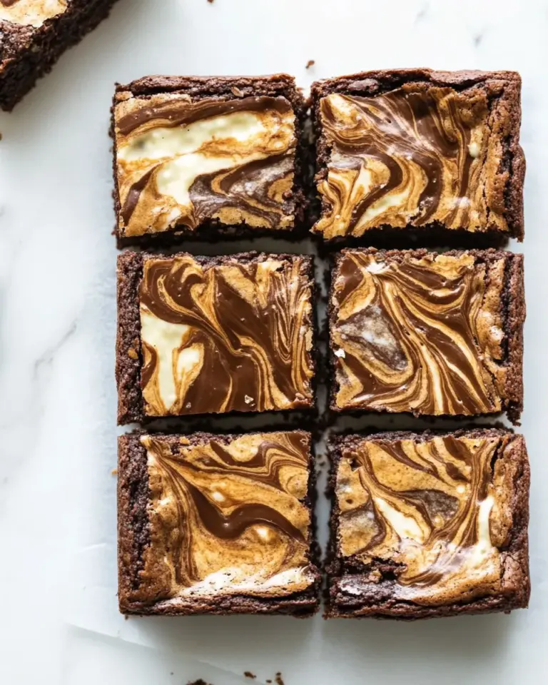 Easy Caramelized White Chocolate Swirl Brownies photo