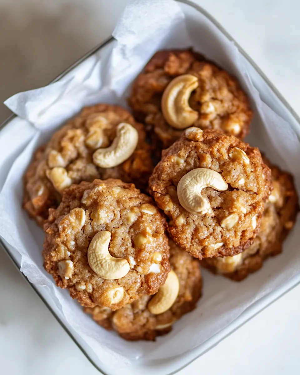 Delicious Cashew Cookies shot