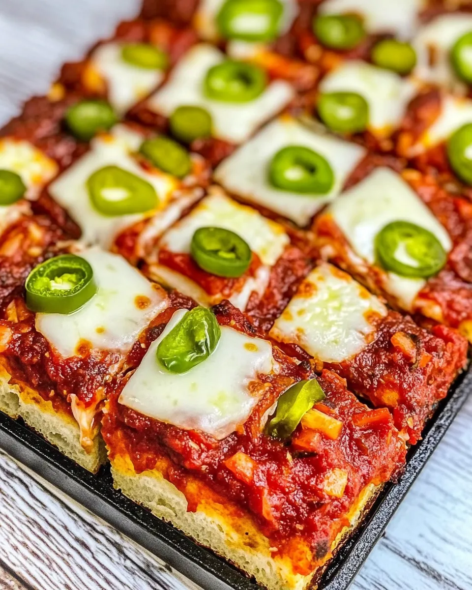 Classic Cast Iron Detroit-Style Pizza image