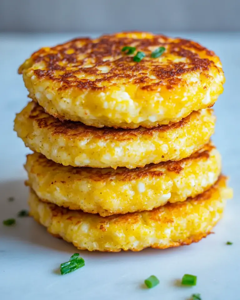 Homemade Cauliflower Cheddar Fritters (Pancakes) photo