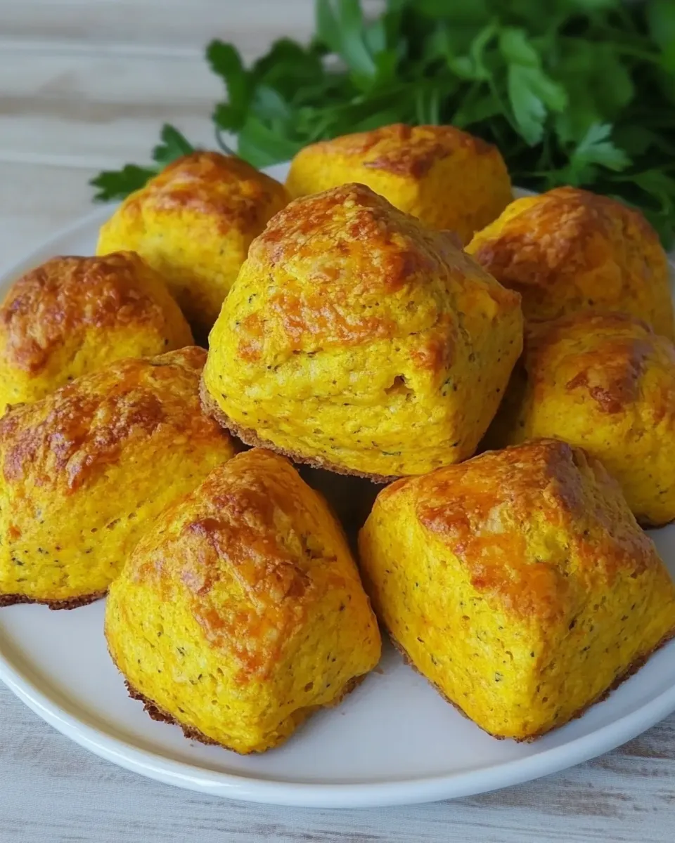 Homemade Cheese & Turmeric Scones photo