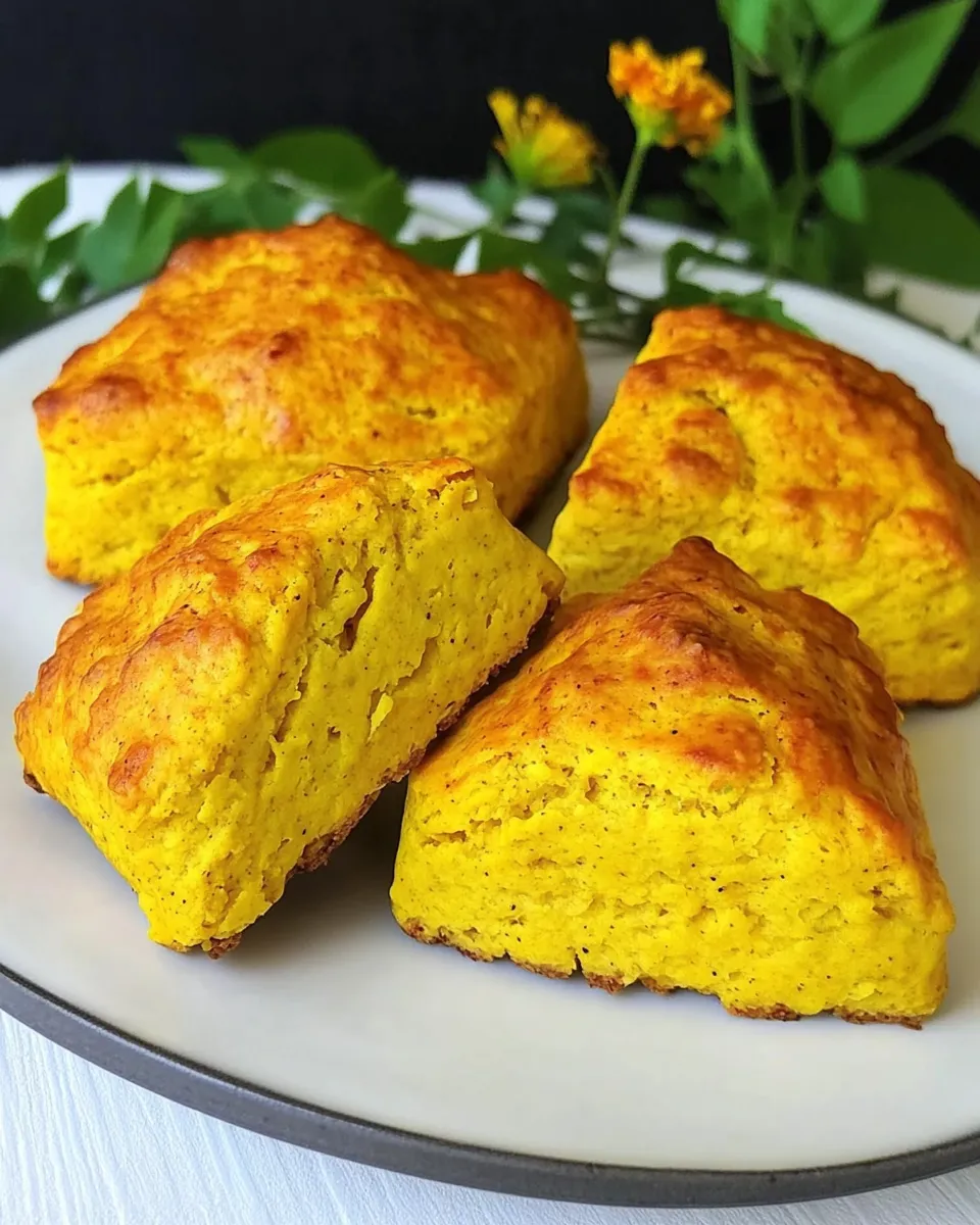 Easy Cheese & Turmeric Scones recipe photo