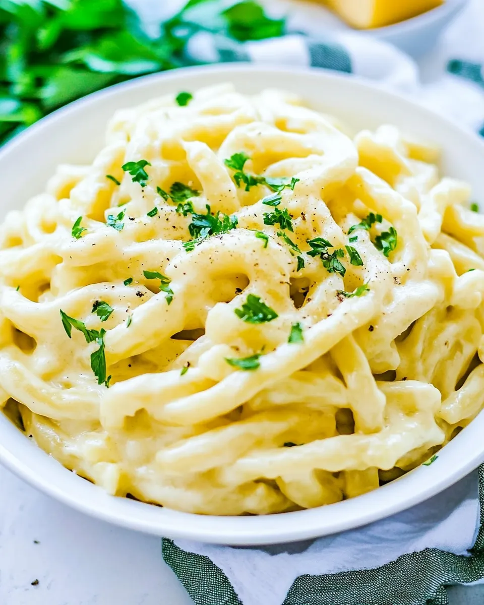 Delicious Cheesy Garlic Butter Noodles image