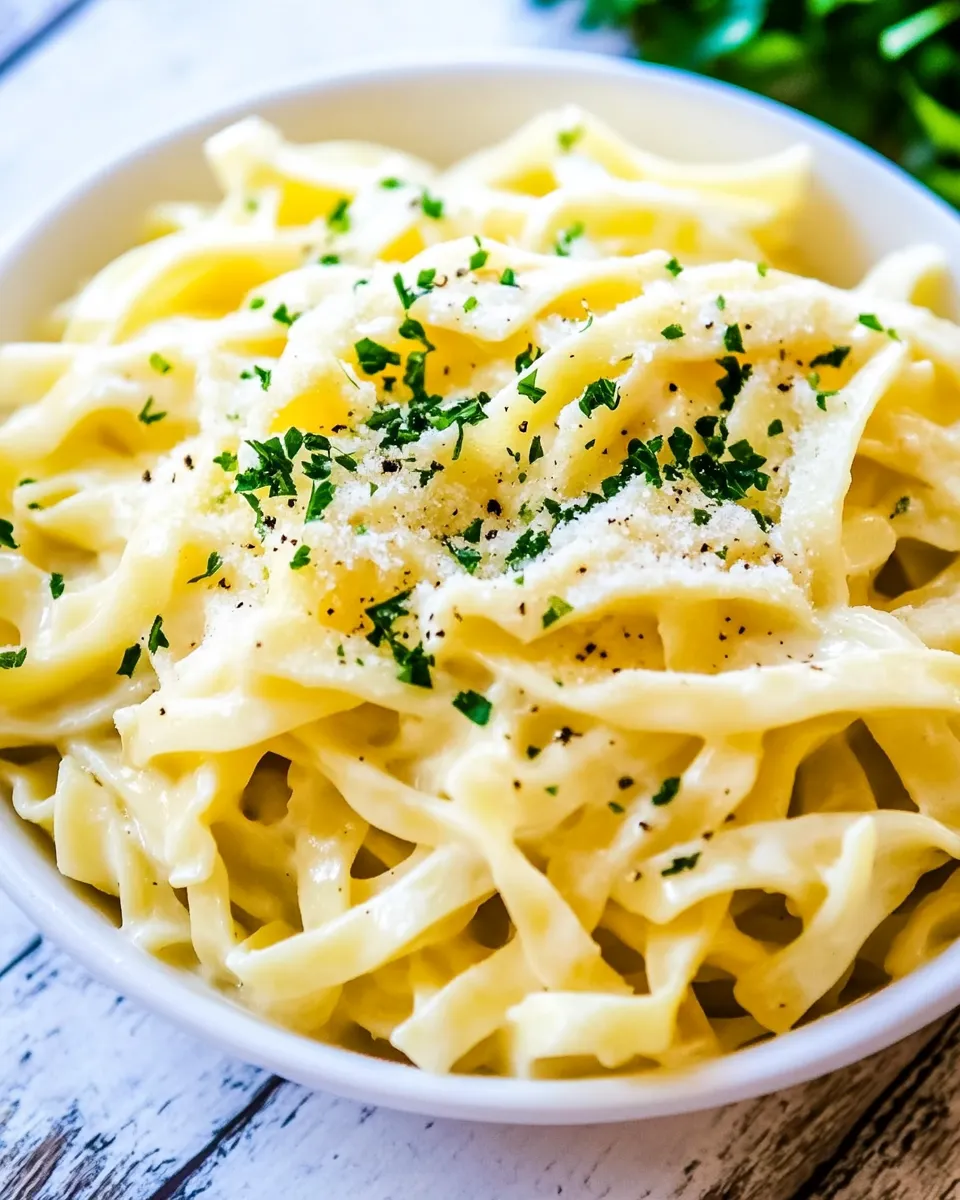 Quick Cheesy Garlic Butter Noodles dish photo