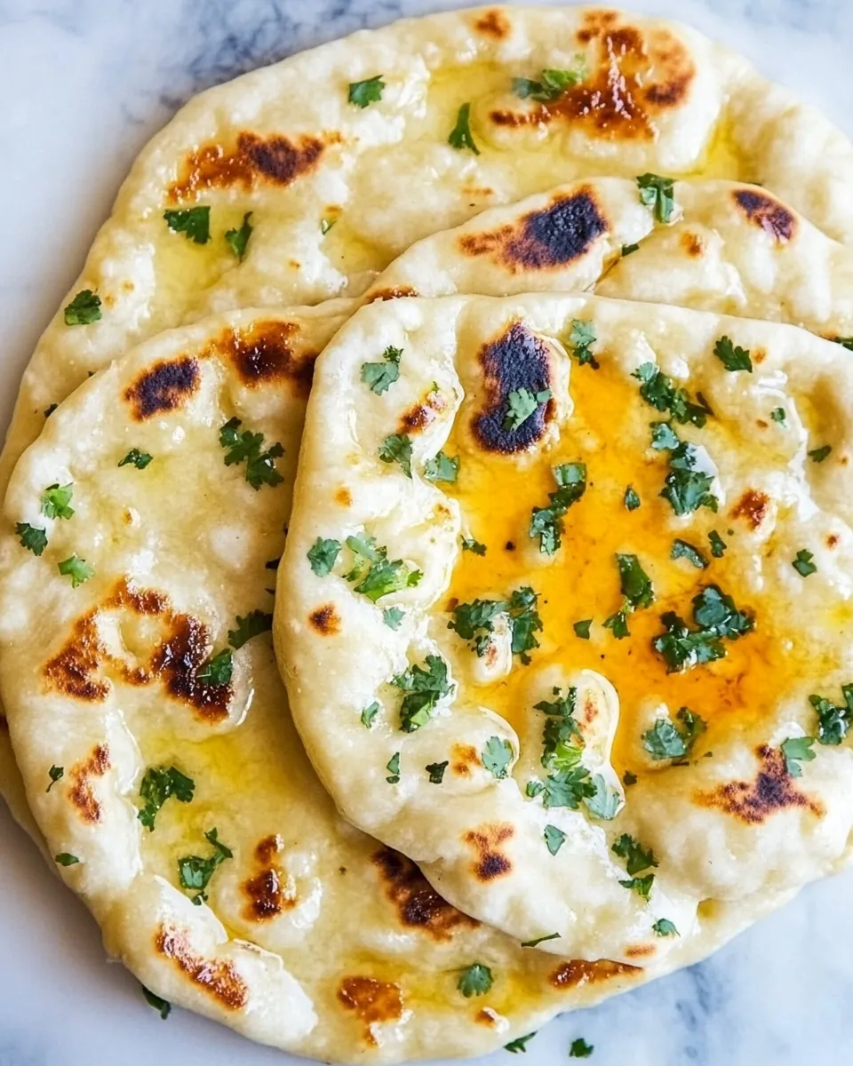 Classic Cheesy Garlic Naan image