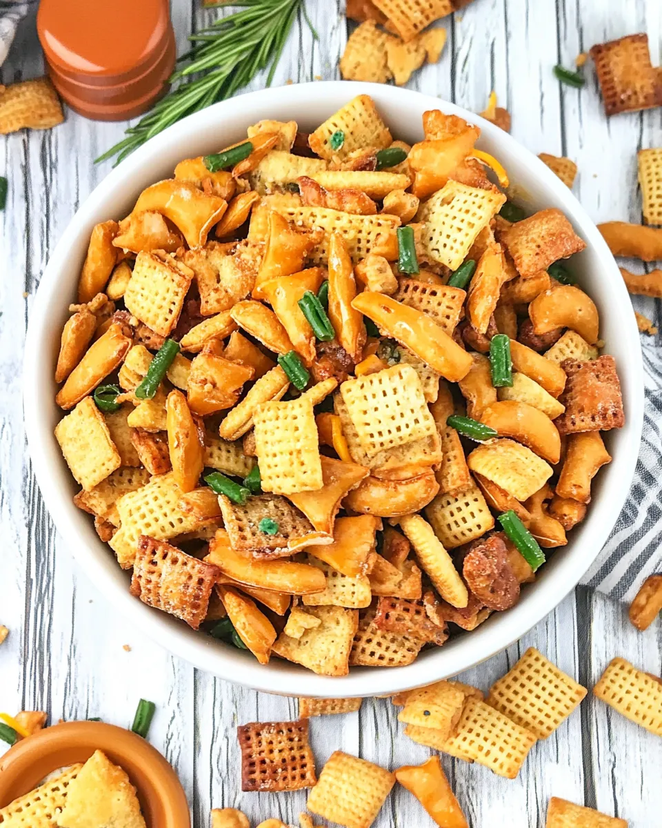 Classic Cheesy Ranch Chex Mix image