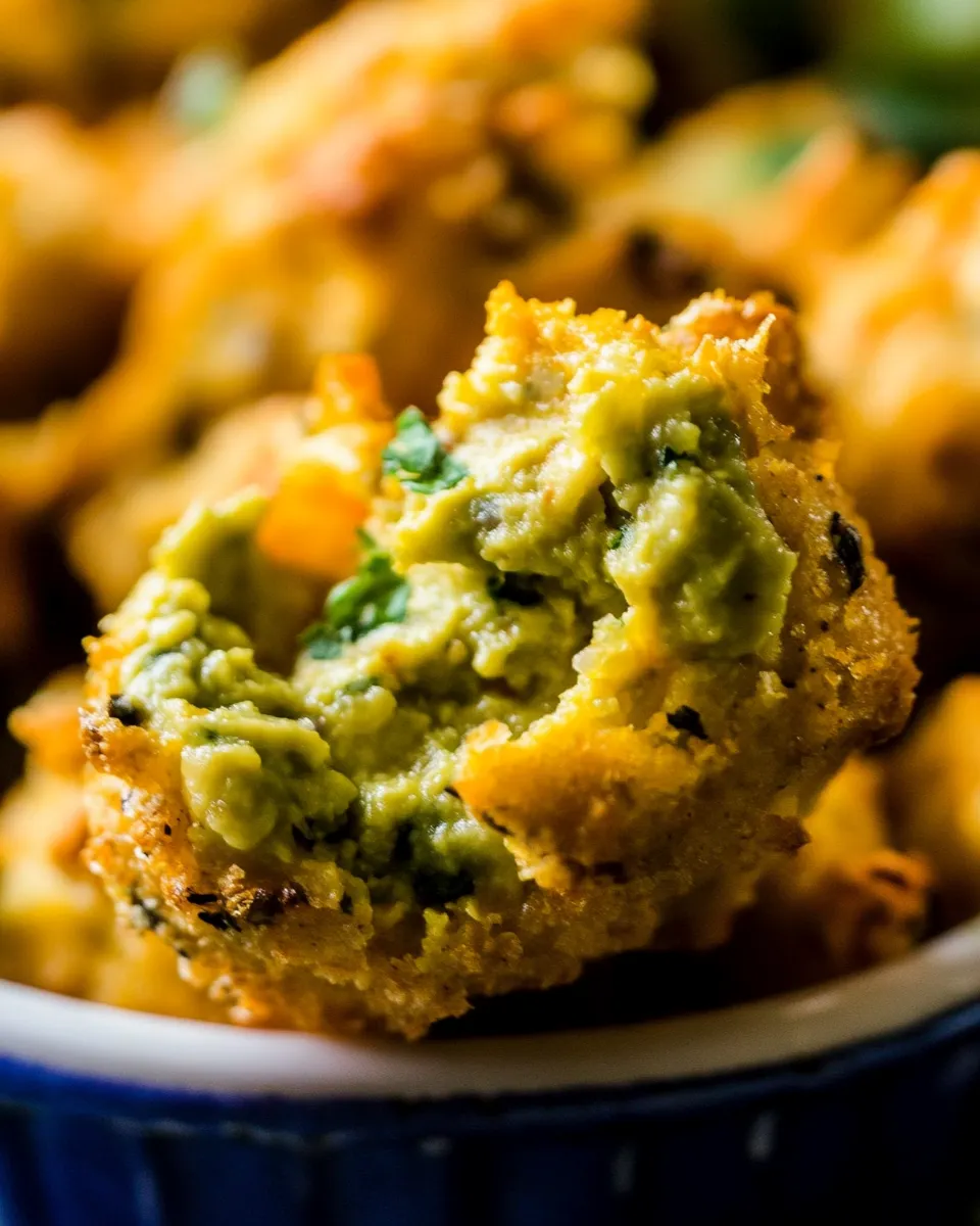 Easy Cheesy Spicy Hummus-Roasted Chickpeas Bites with Guacamole recipe photo
