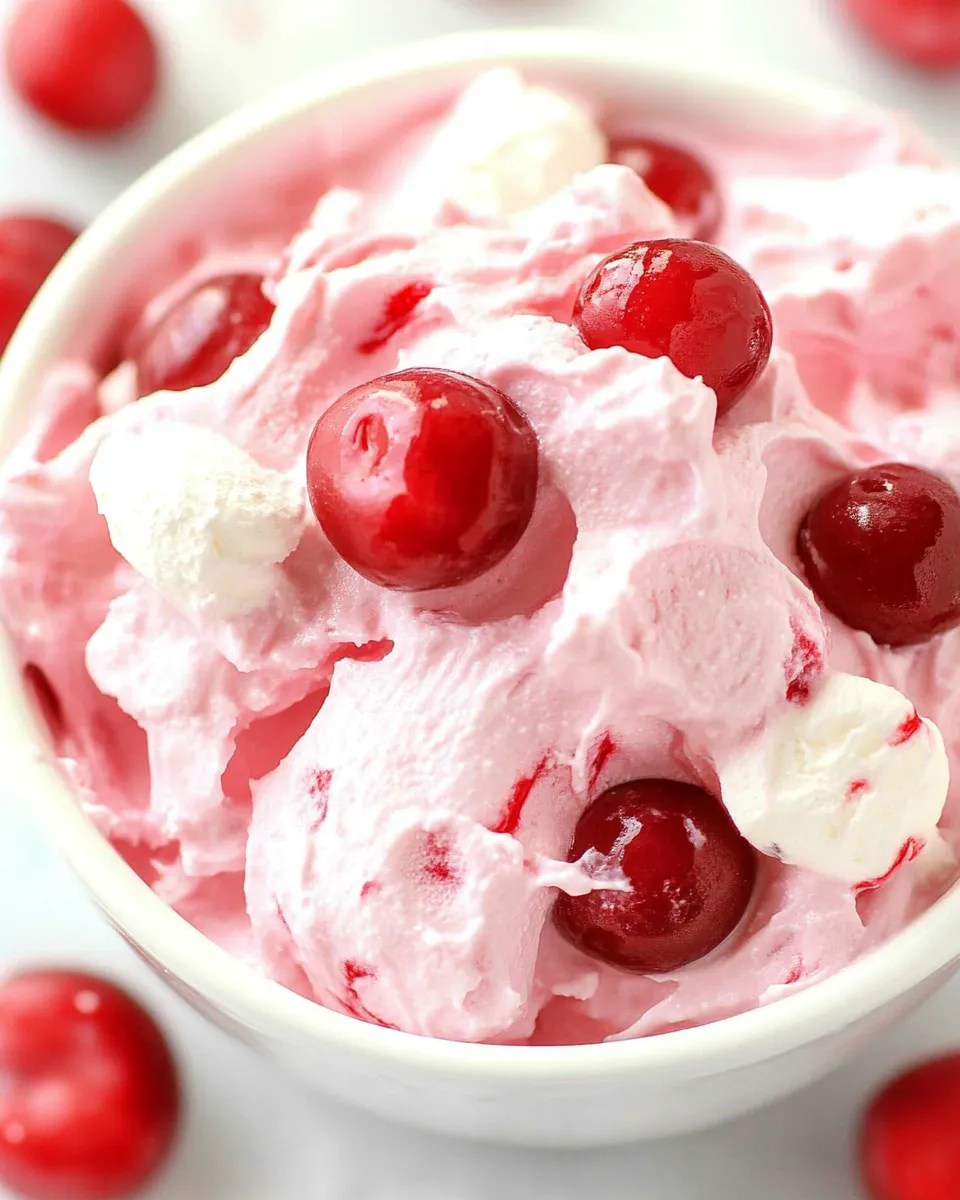 Homemade Cherry Cheesecake Fluff Recipe photo