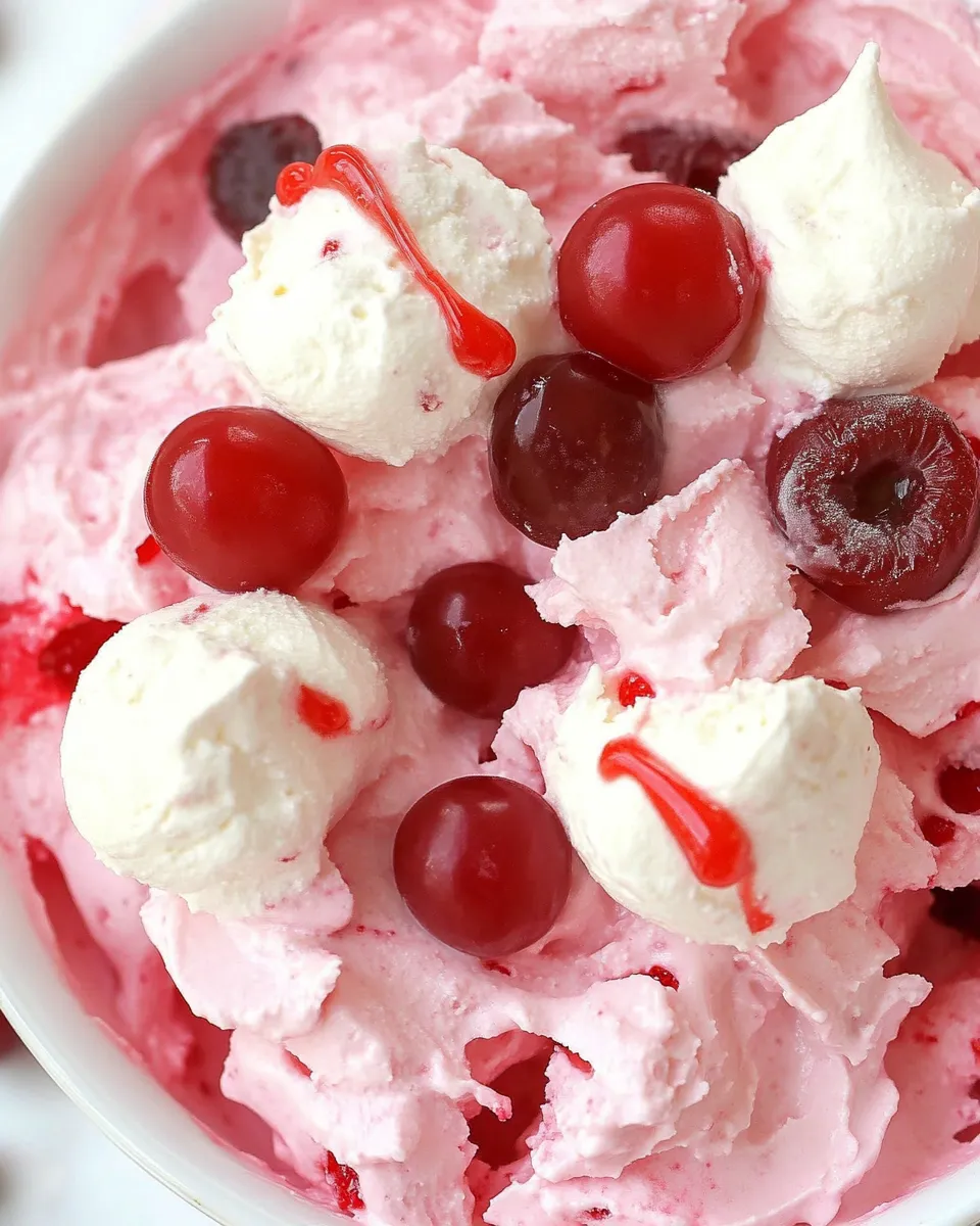 Classic Cherry Cheesecake Fluff Recipe image