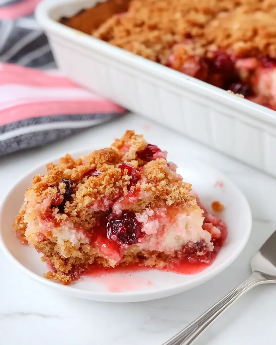 Delicious Cherry Dump Cake Recipe shot