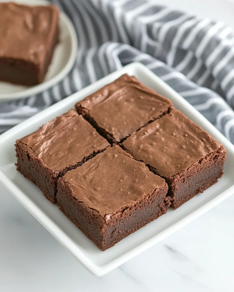 Classic Chewy Cocoa Brownies image