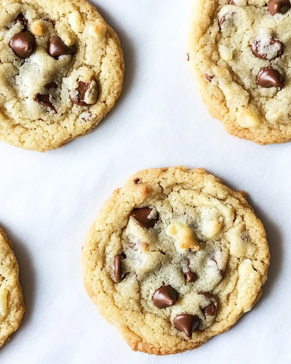 Homemade Chewy Potato Chip Chocolate Chip Cookies. image
