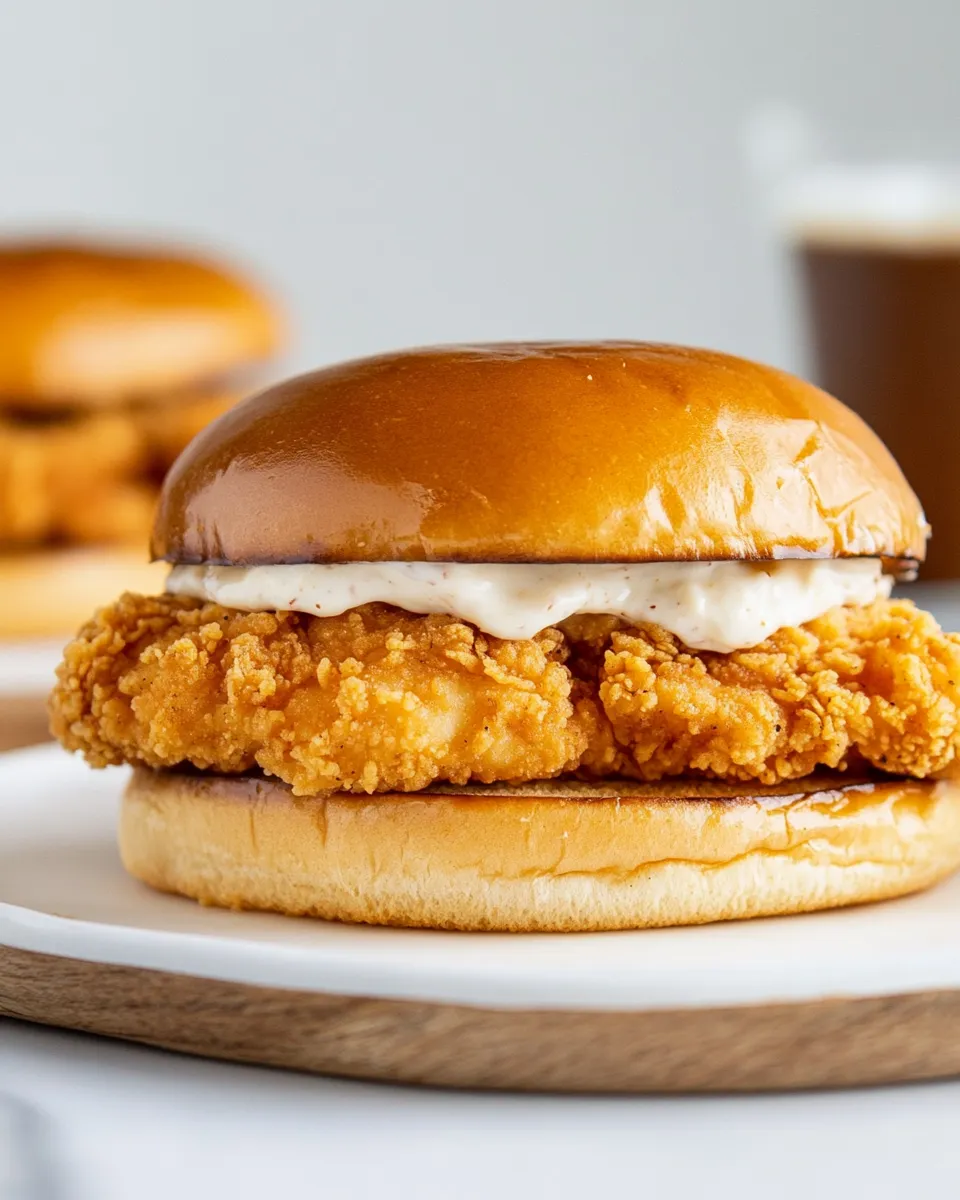 Homemade Chick-fil-A Crispy Chicken Sandwich photo