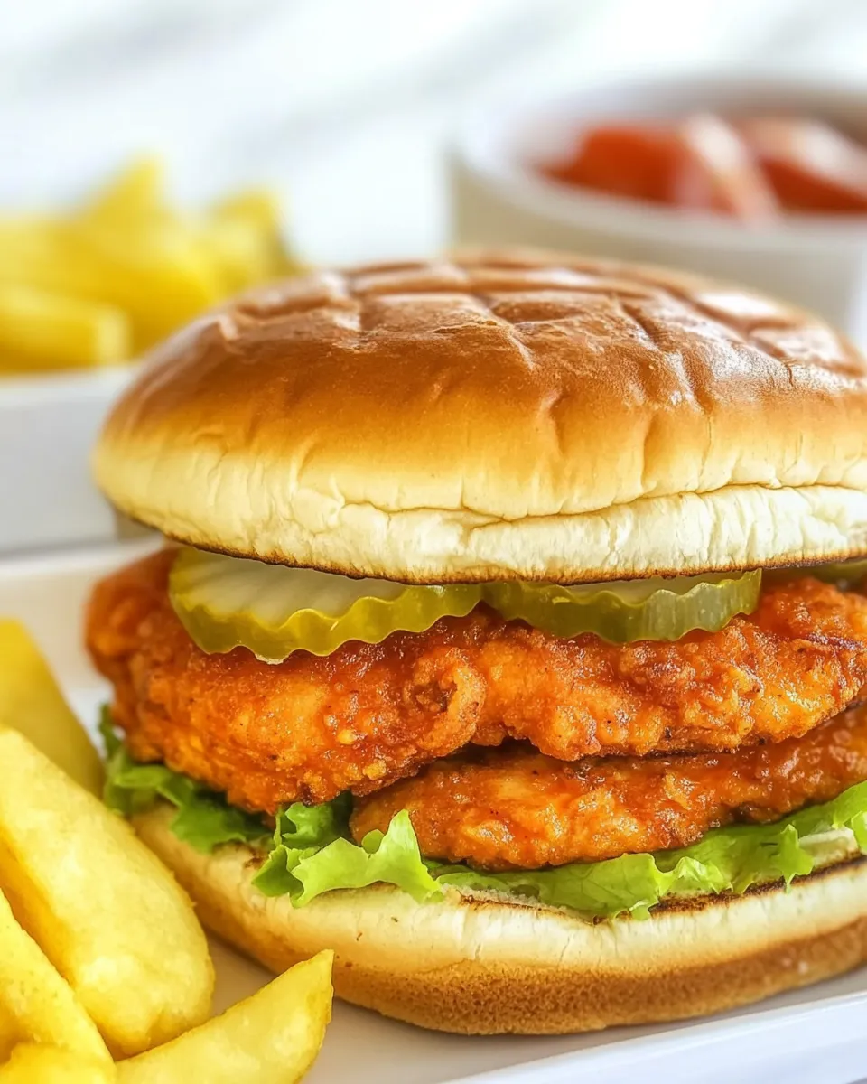 Easy Chick-fil-A Spicy Deluxe Chicken Sandwich Recipe shot