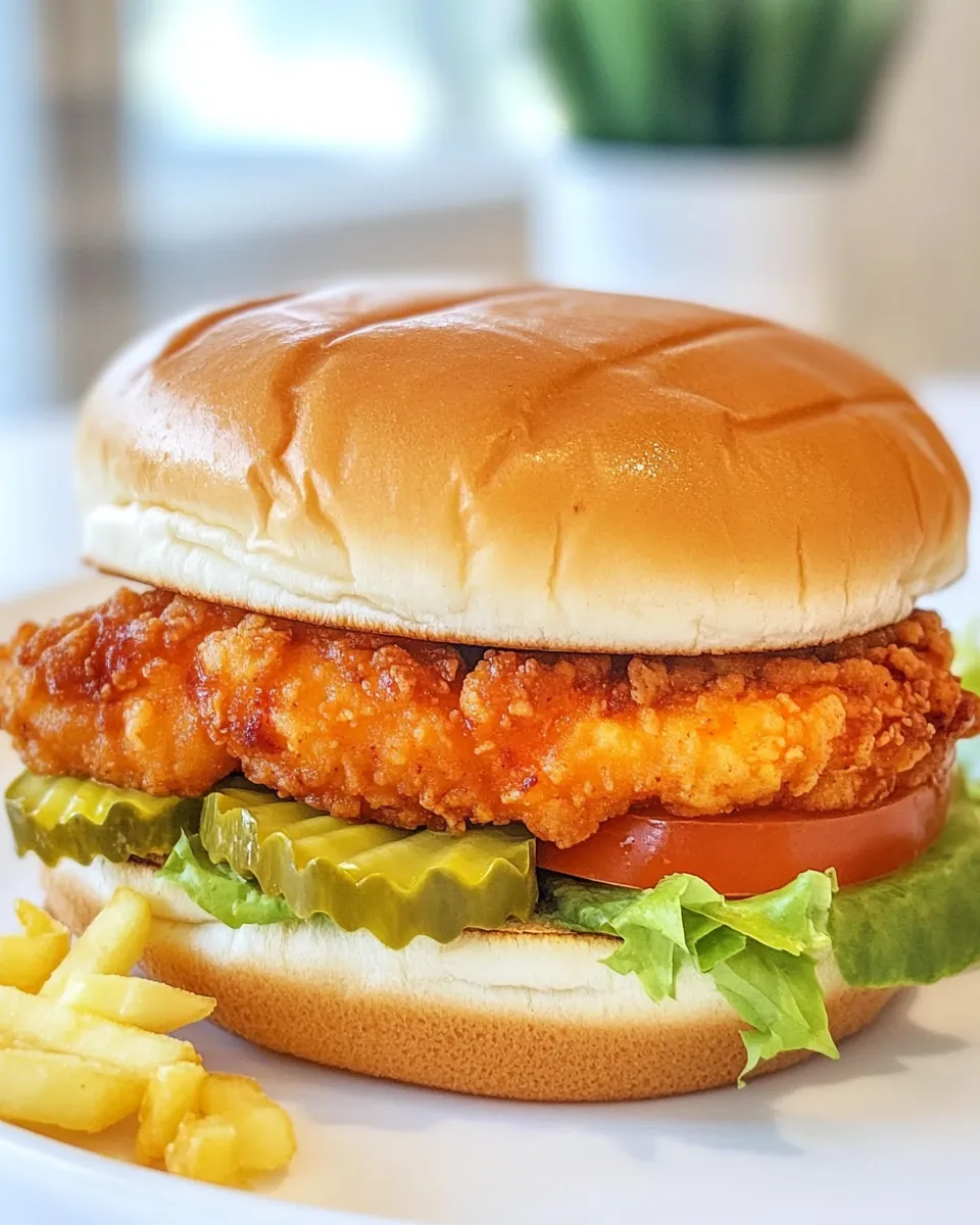 Delicious Chick-fil-A Spicy Deluxe Chicken Sandwich Recipe recipe image