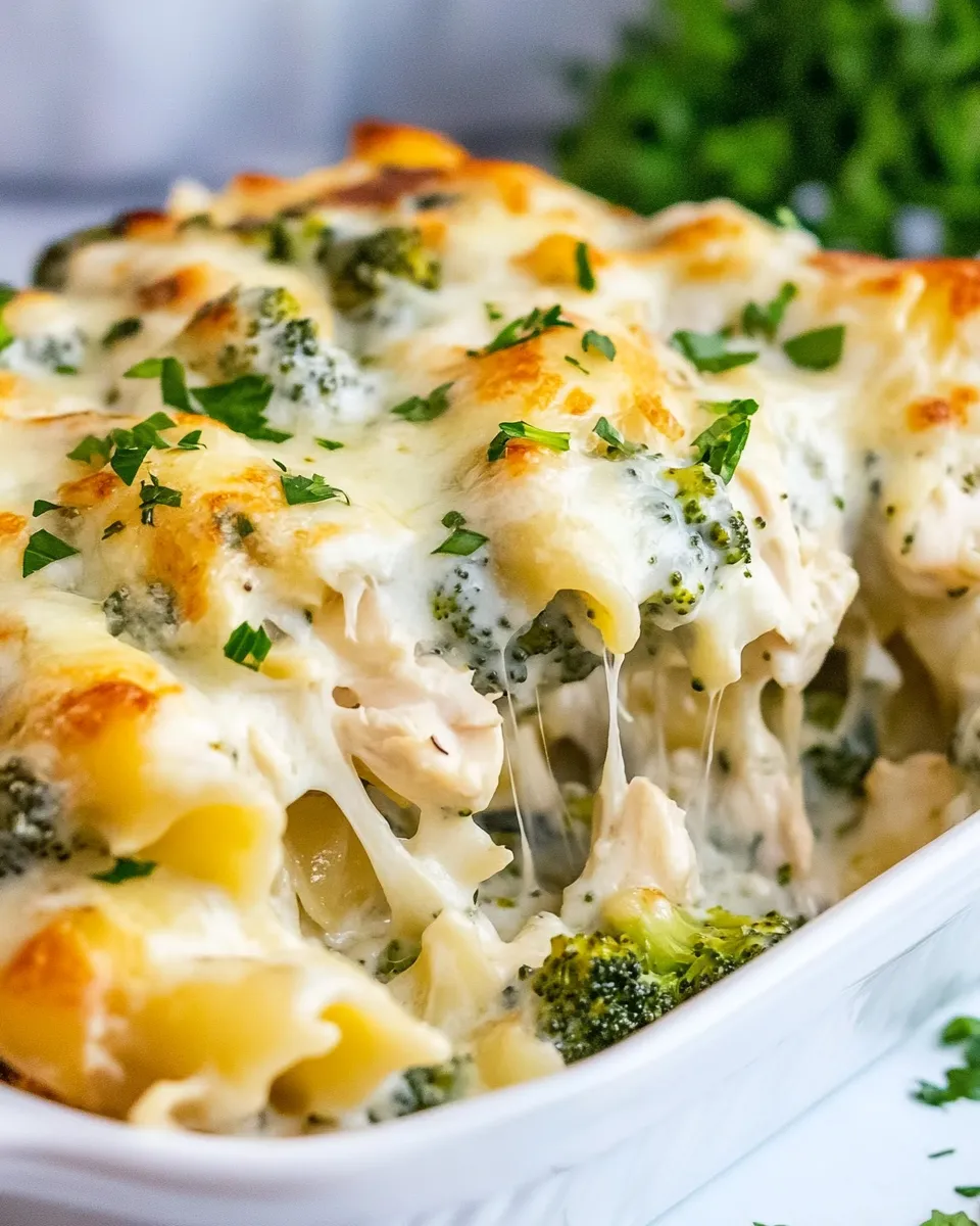Classic Chicken Broccoli Alfredo image