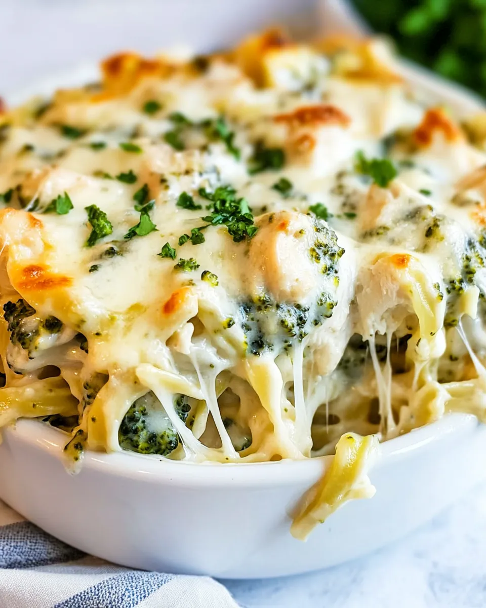 Easy Chicken Broccoli Alfredo recipe photo