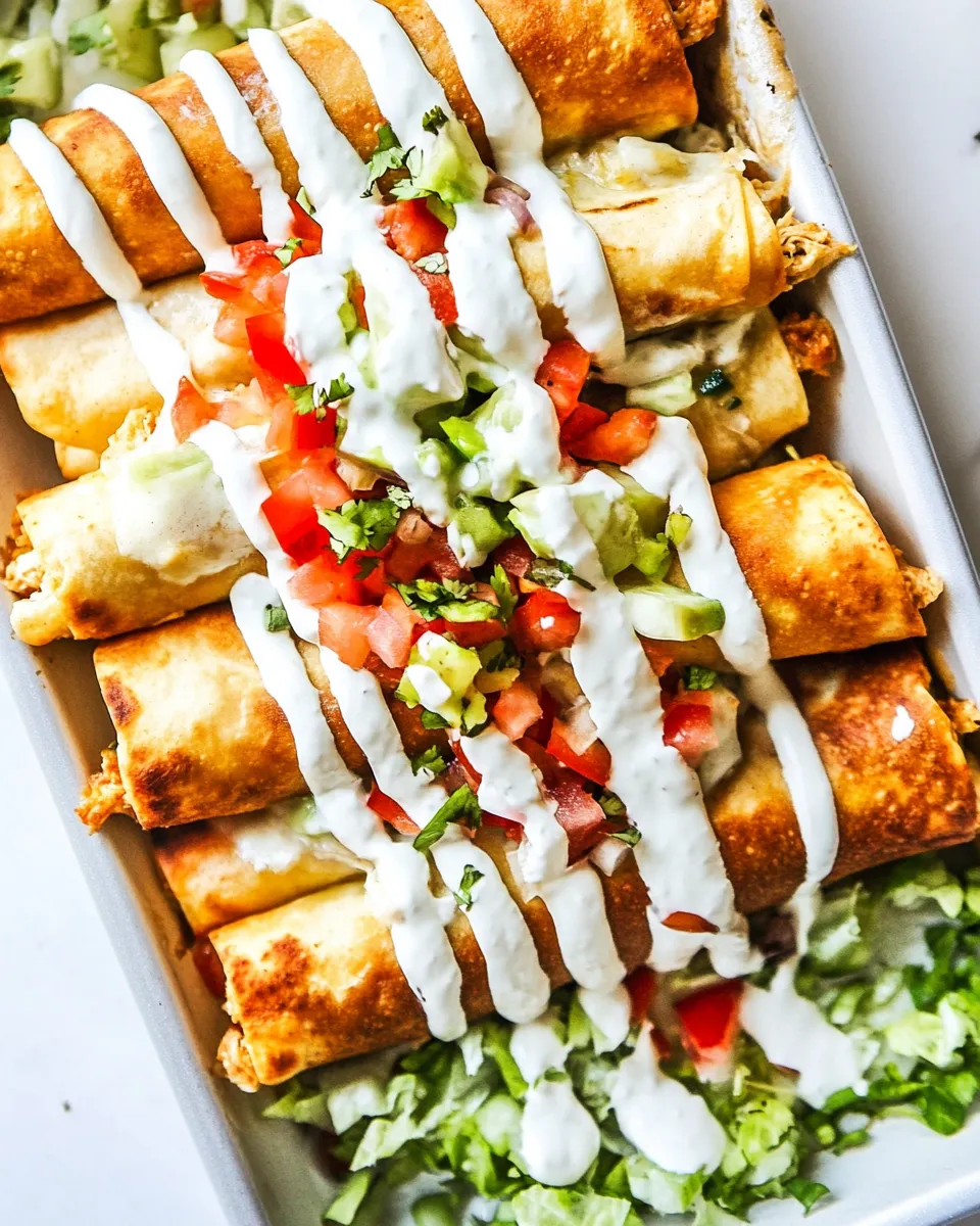 Easy Chicken Flautas recipe photo