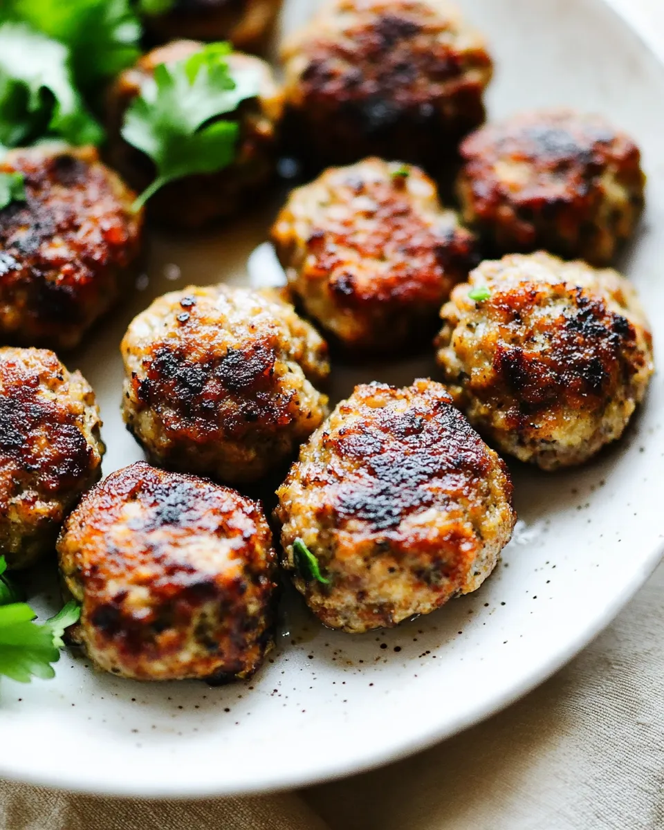 Delicious Chicken Meatballs (The BEST!) image