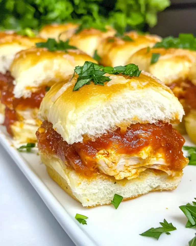 Homemade Chicken Parm Sliders photo