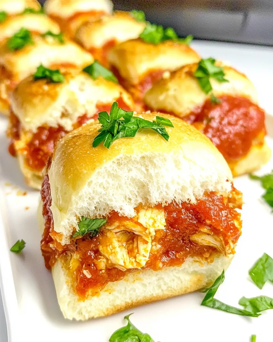 Classic Chicken Parm Sliders image