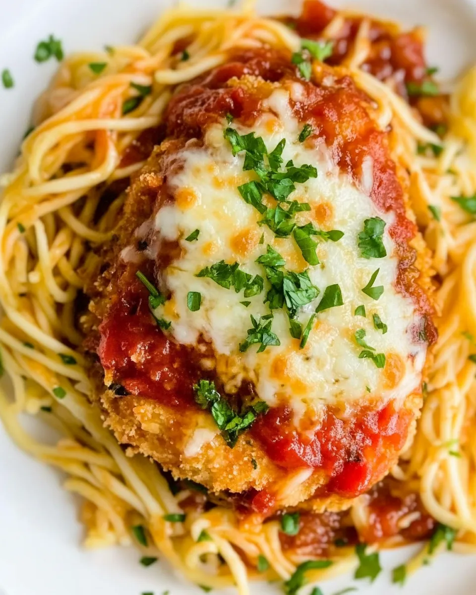 Delicious Chicken Patty Parmesan shot