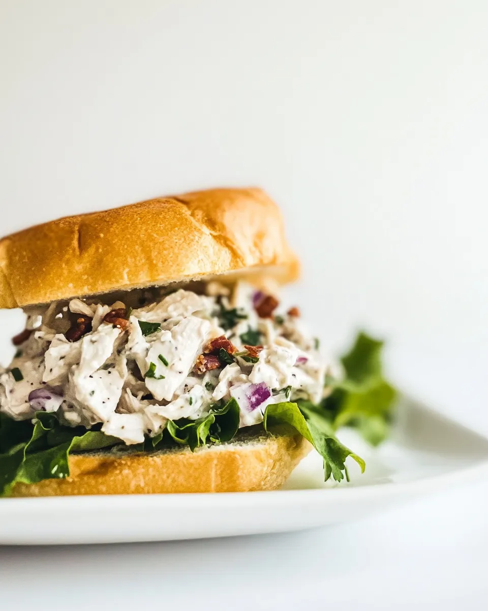 Easy Chicken Salad Sandwich recipe photo