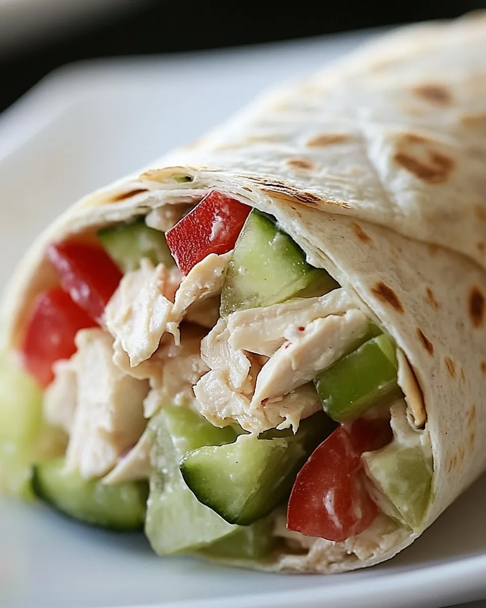 Classic Chicken Salad Wrap Recipe image