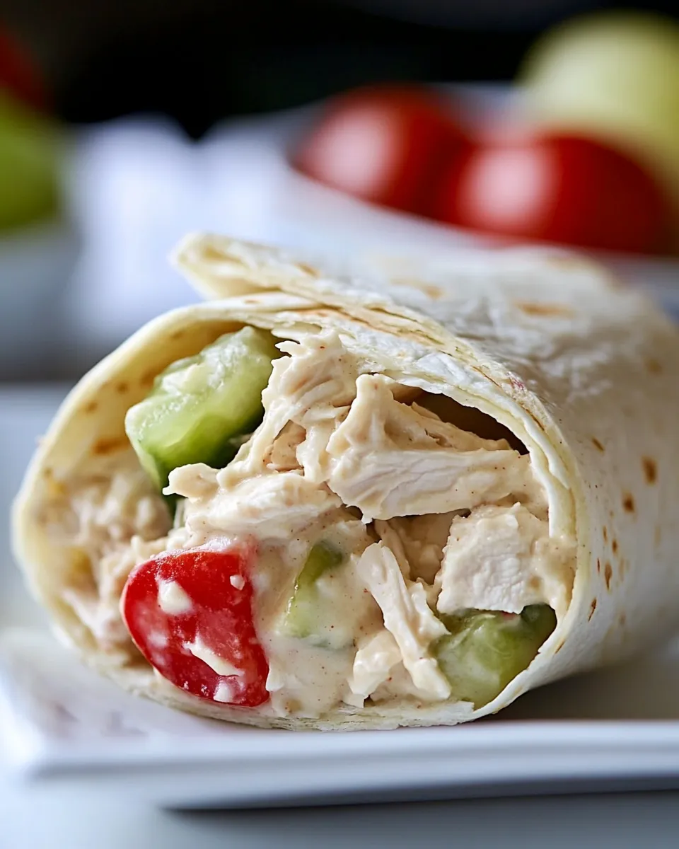 Delicious Chicken Salad Wrap Recipe picture