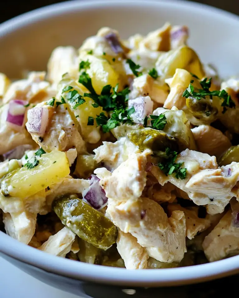 Homemade Chicken Salad with Pickles Recipe photo