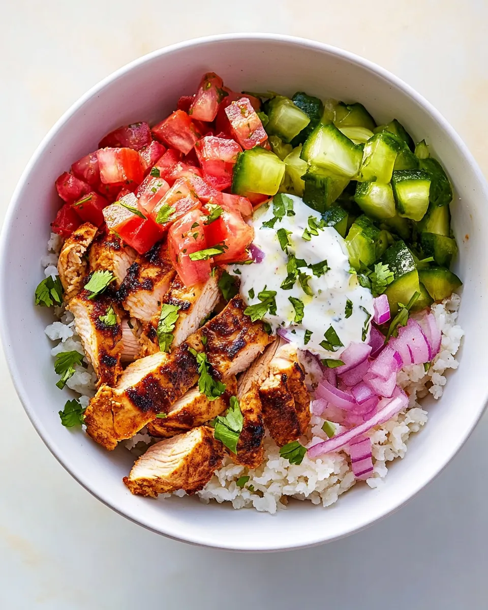 Easy Chicken Shawarma Bowls recipe photo