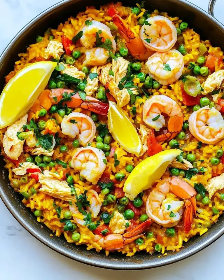 Homemade Chicken & Shrimp Paella photo