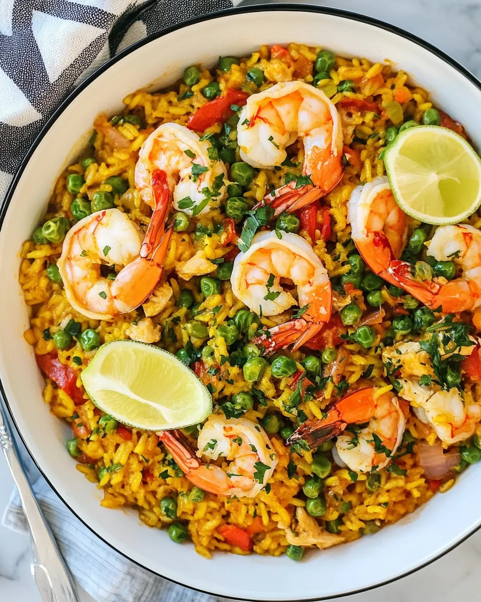 Classic Chicken & Shrimp Paella image