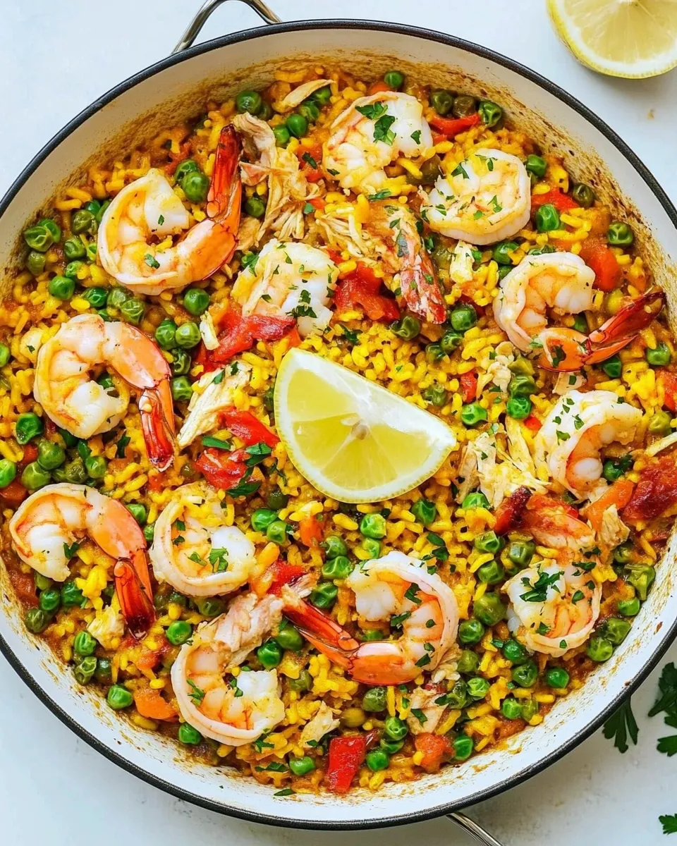 Easy Chicken & Shrimp Paella recipe photo