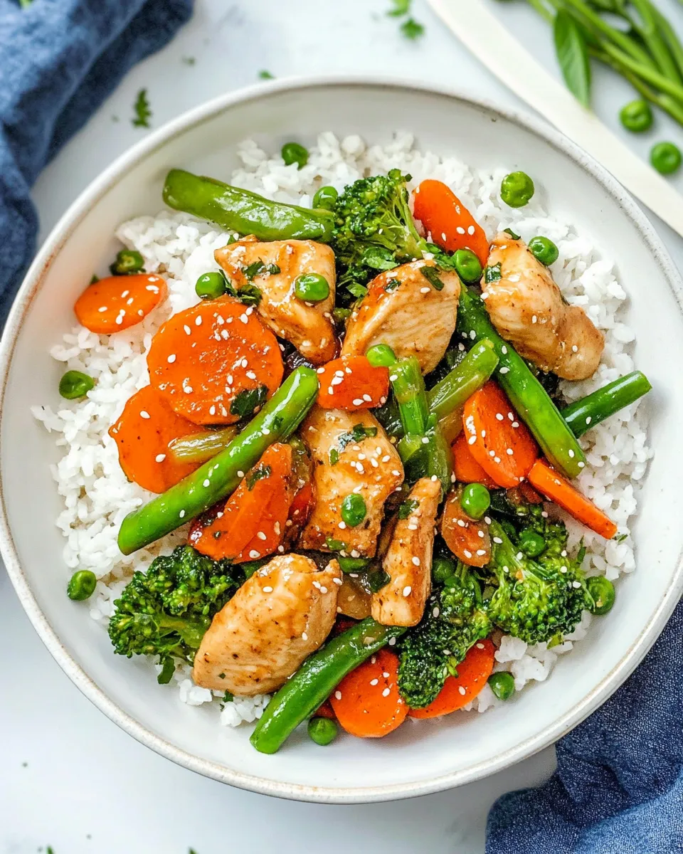 Classic Chicken and Vegetable Stir Fry image