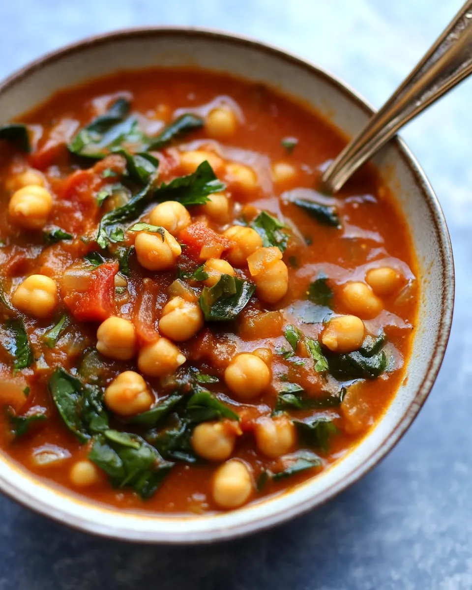 Easy Chickpea Curry Recipe shot
