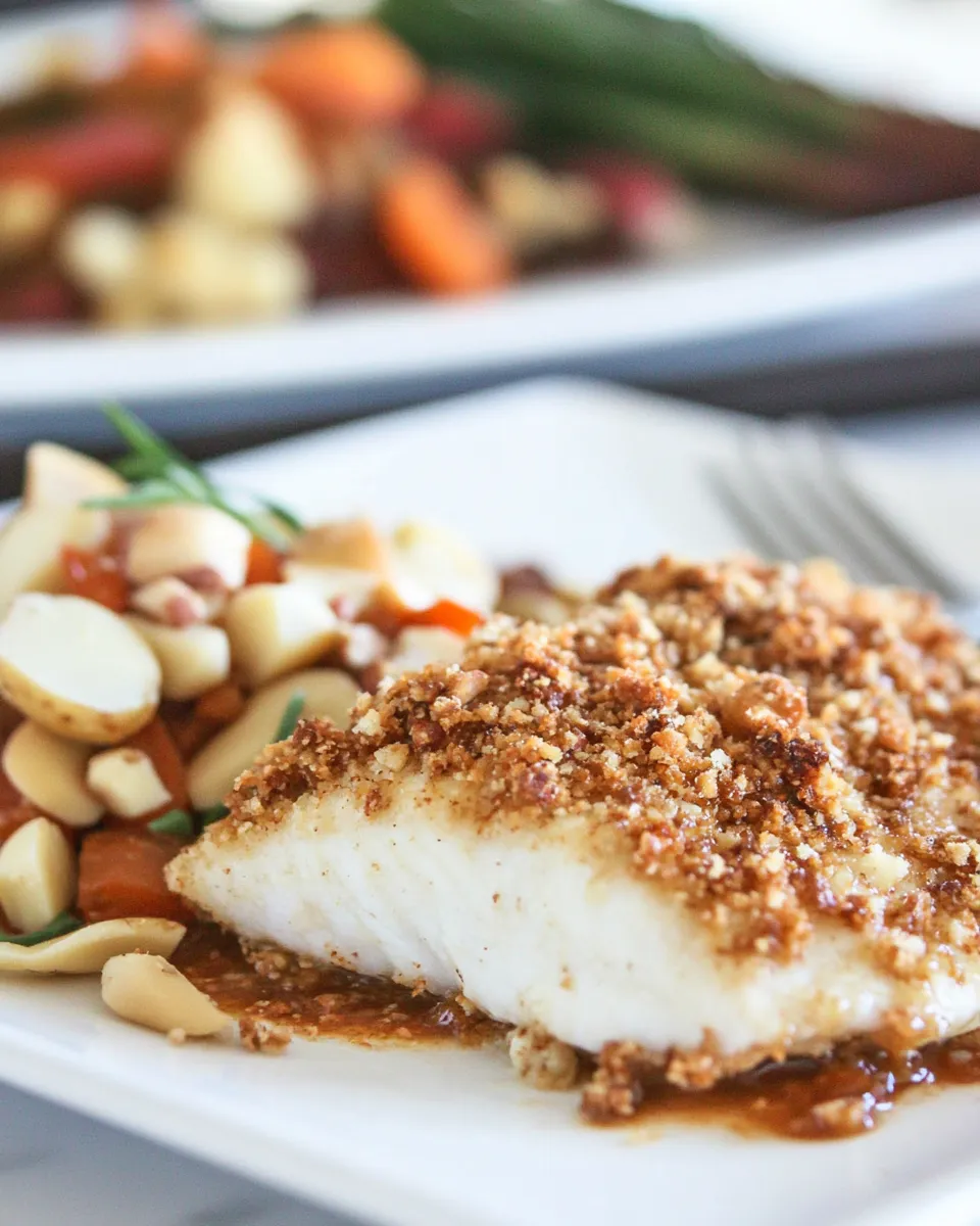 Easy Chili Macadamia Crusted Tilapia recipe photo