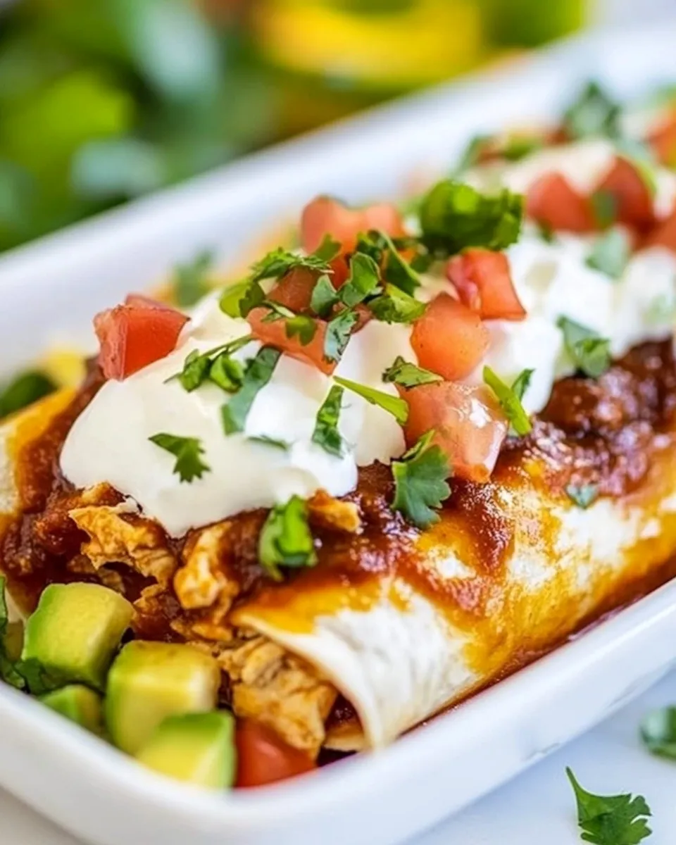 Easy Chipotle Chicken Enchiladas recipe photo