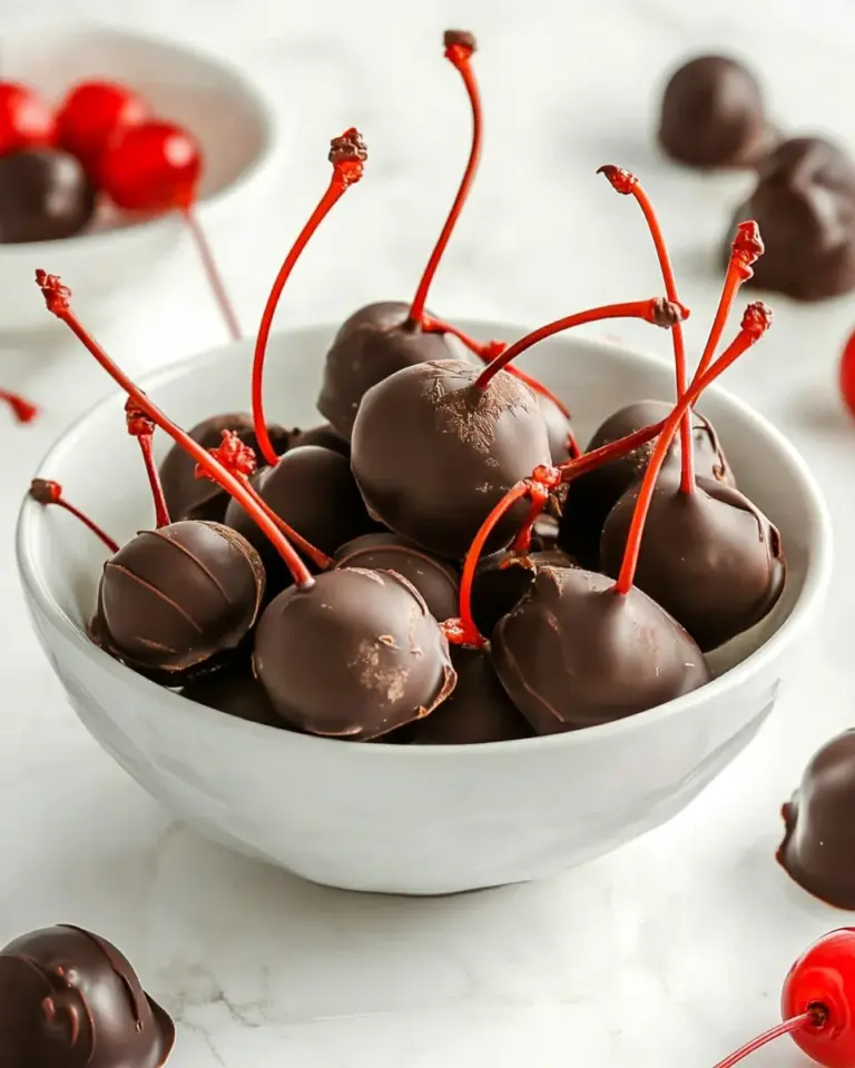 Homemade Chocolate-Covered Cherries photo