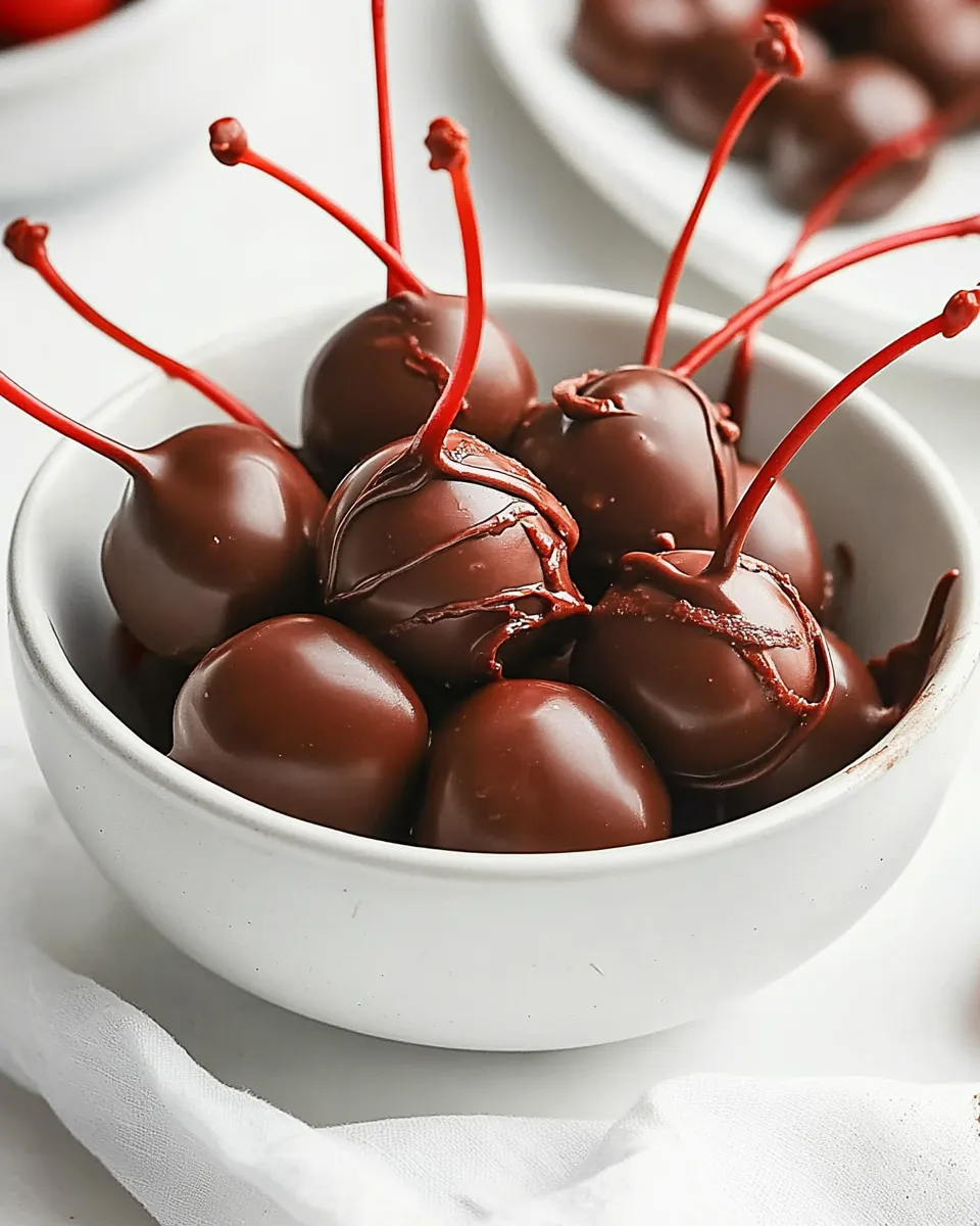 Classic Chocolate-Covered Cherries image