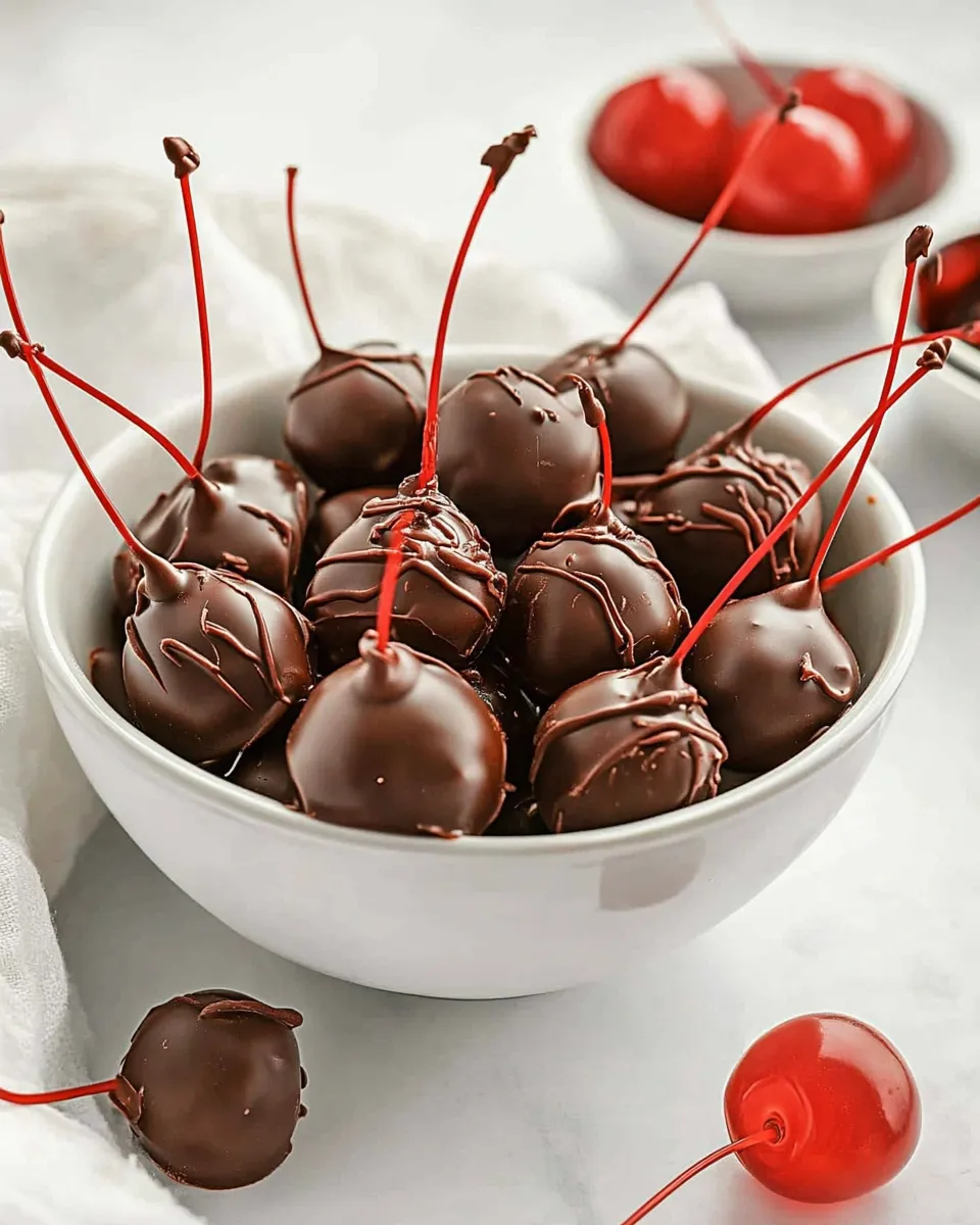 Easy Chocolate-Covered Cherries recipe photo