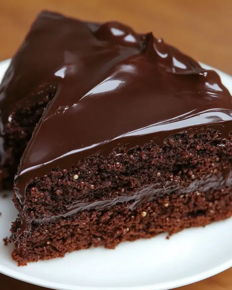 Homemade Chocolate Almond Quinoa Cake photo