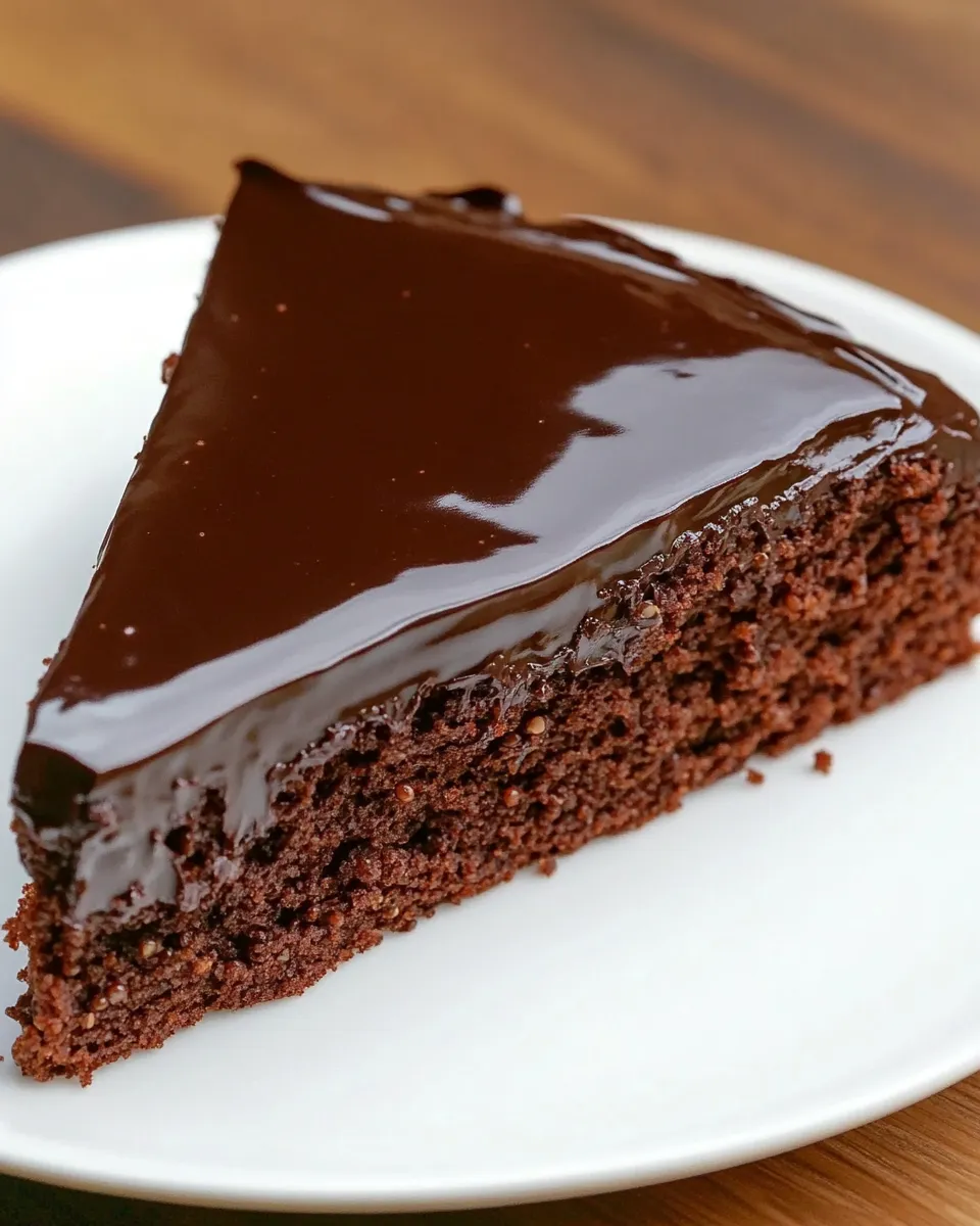 Classic Chocolate Almond Quinoa Cake image