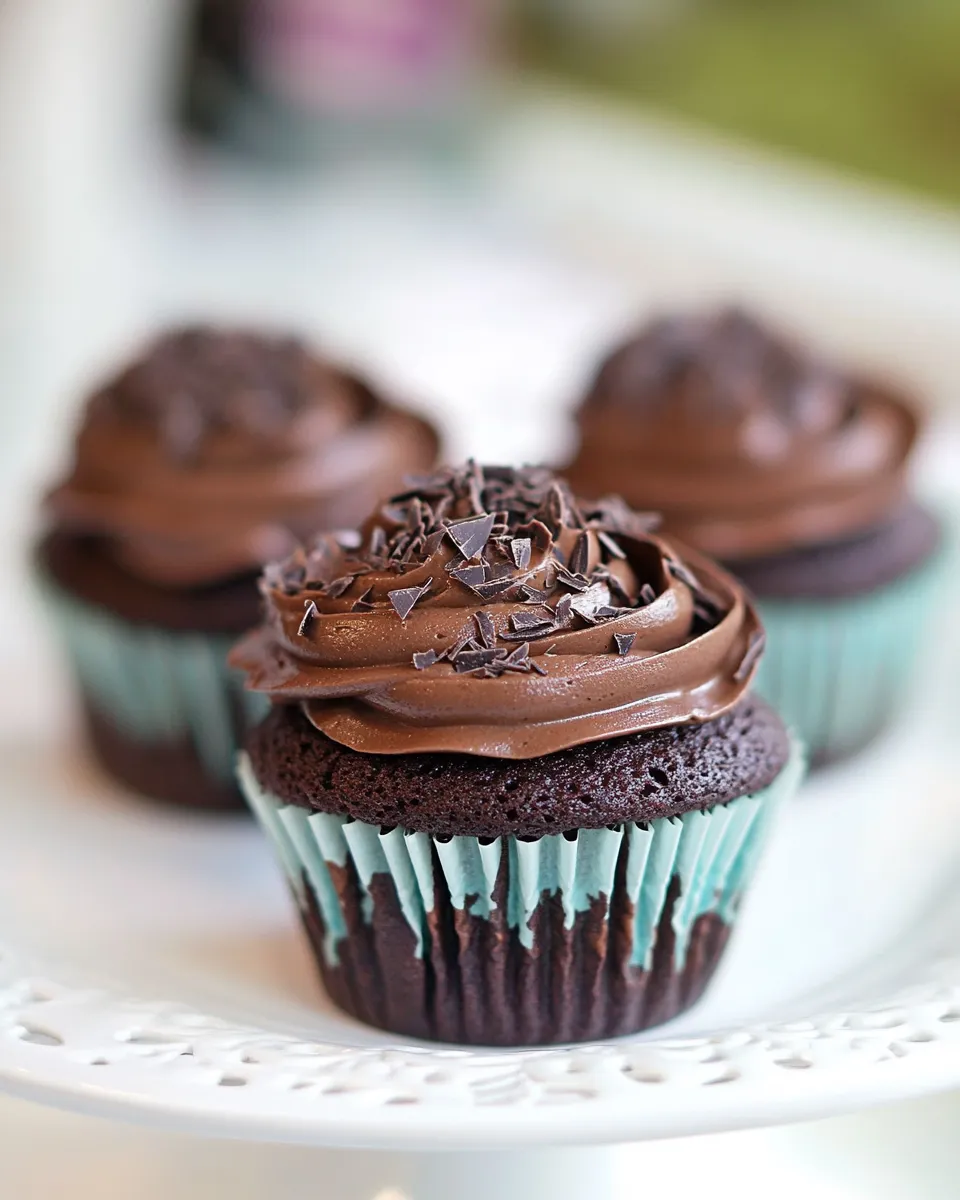 Easy Chocolate Amaretto Cupcakes recipe photo