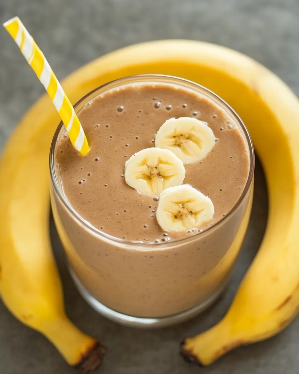 Delicious Chocolate Banana Wonderland Smoothie image