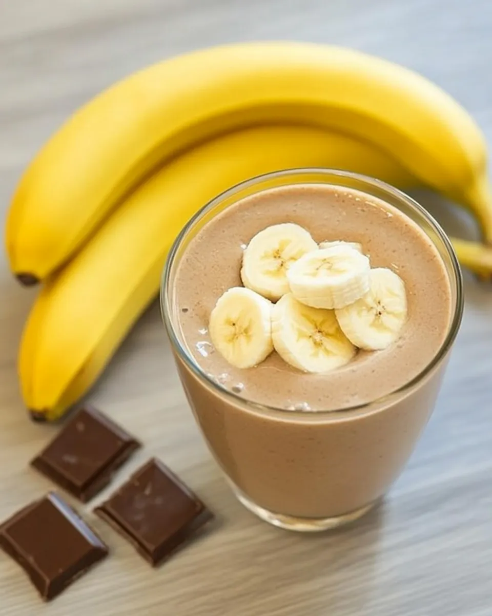 Healthy Chocolate Banana Wonderland Smoothie recipe photo