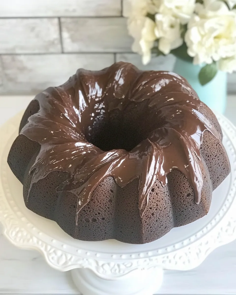Homemade Chocolate Buttermilk Bundt Cake photo