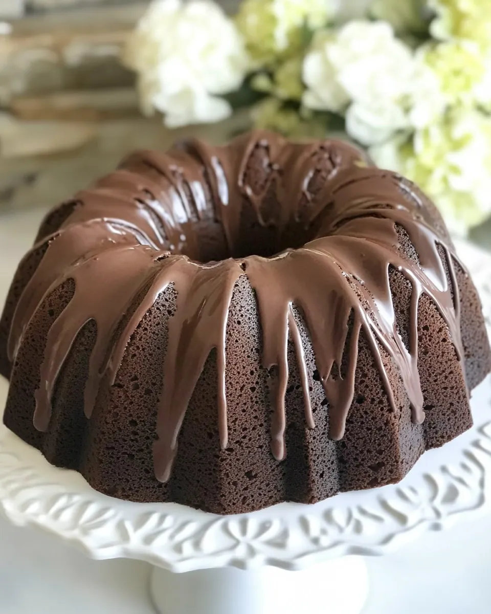 Classic Chocolate Buttermilk Bundt Cake image