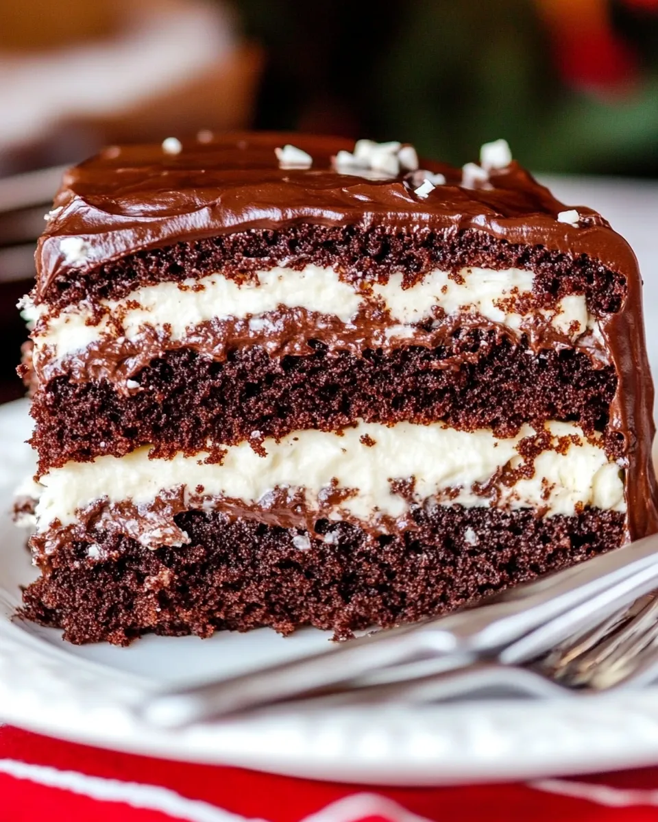 Classic Chocolate Cake with Cream Filling image